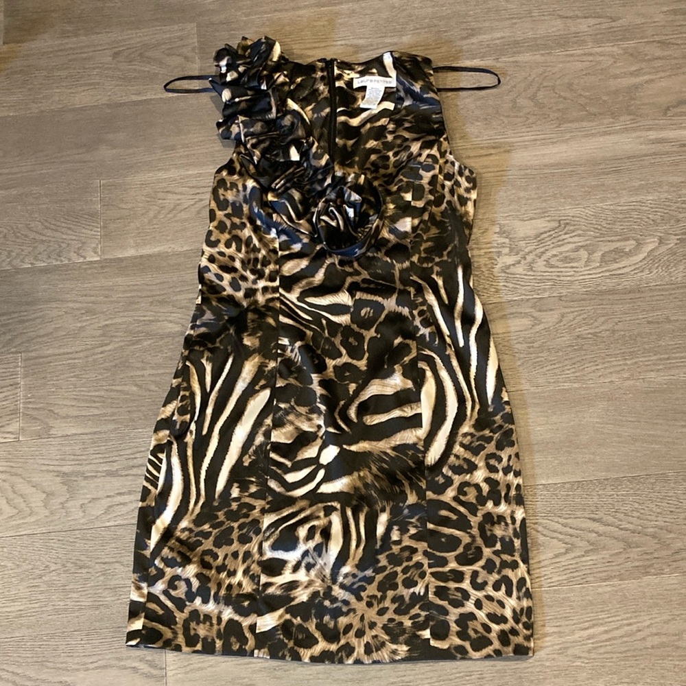 Animal Print Laura Petite Dress